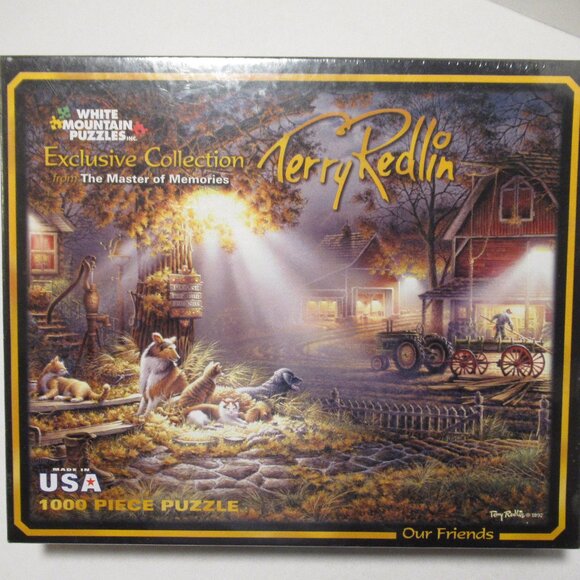 Terry Redlin Our Friends Puzzle - Picture 1 of 8